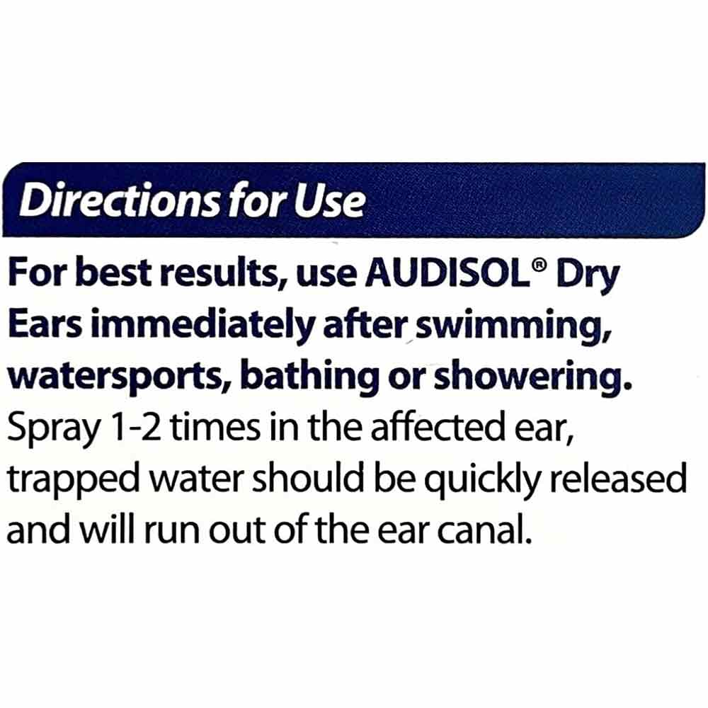 Audisol Dry Ears Spray 30ml