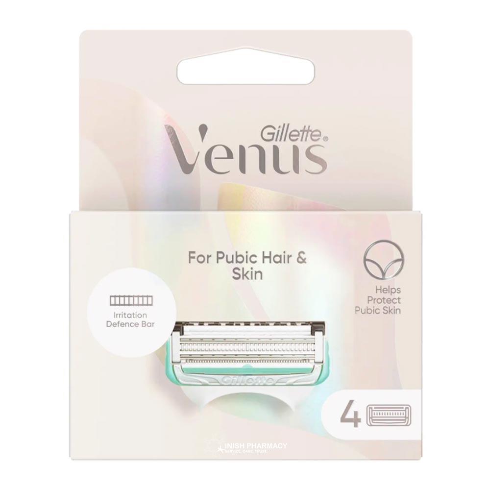 Gillette Venus Blades For Pubic Hair & Skin 4 Pack