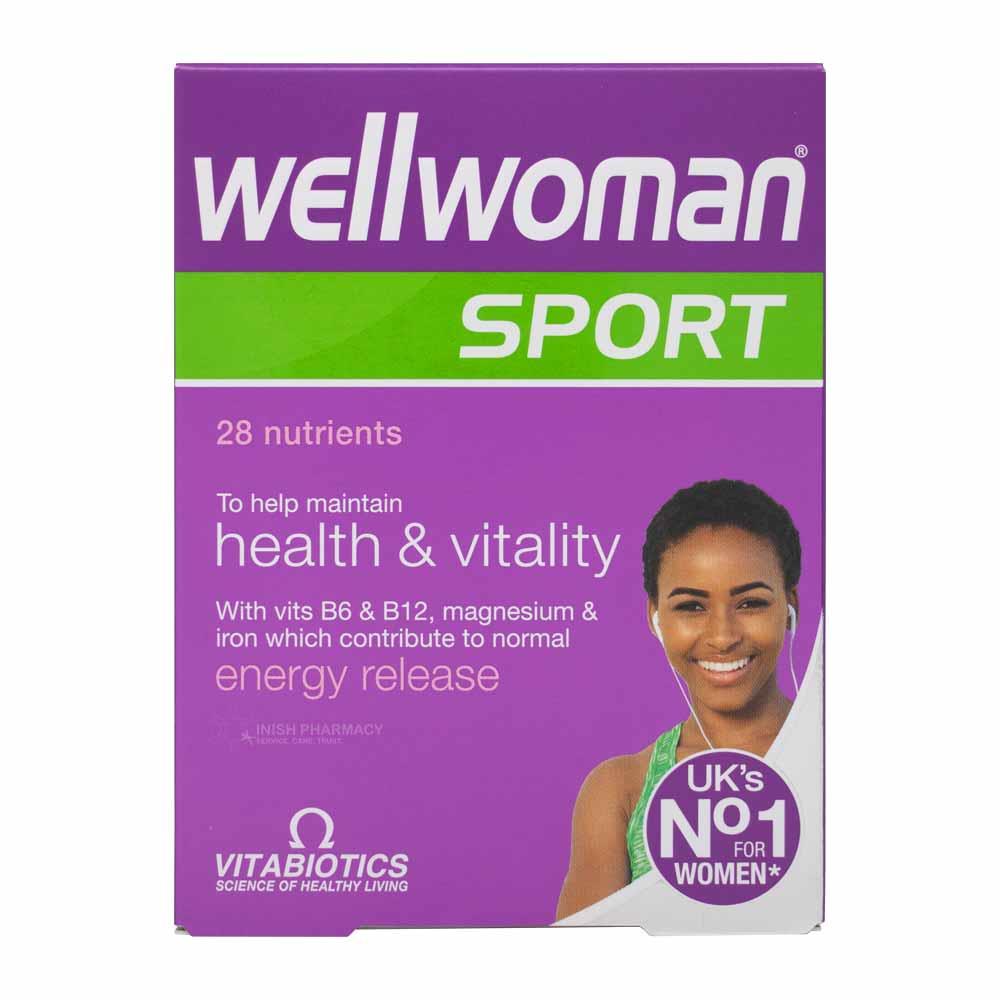 Vitabiotics Wellwoman Sport And Fitness 30 Pack – a daily multivitamin tailored for women's health