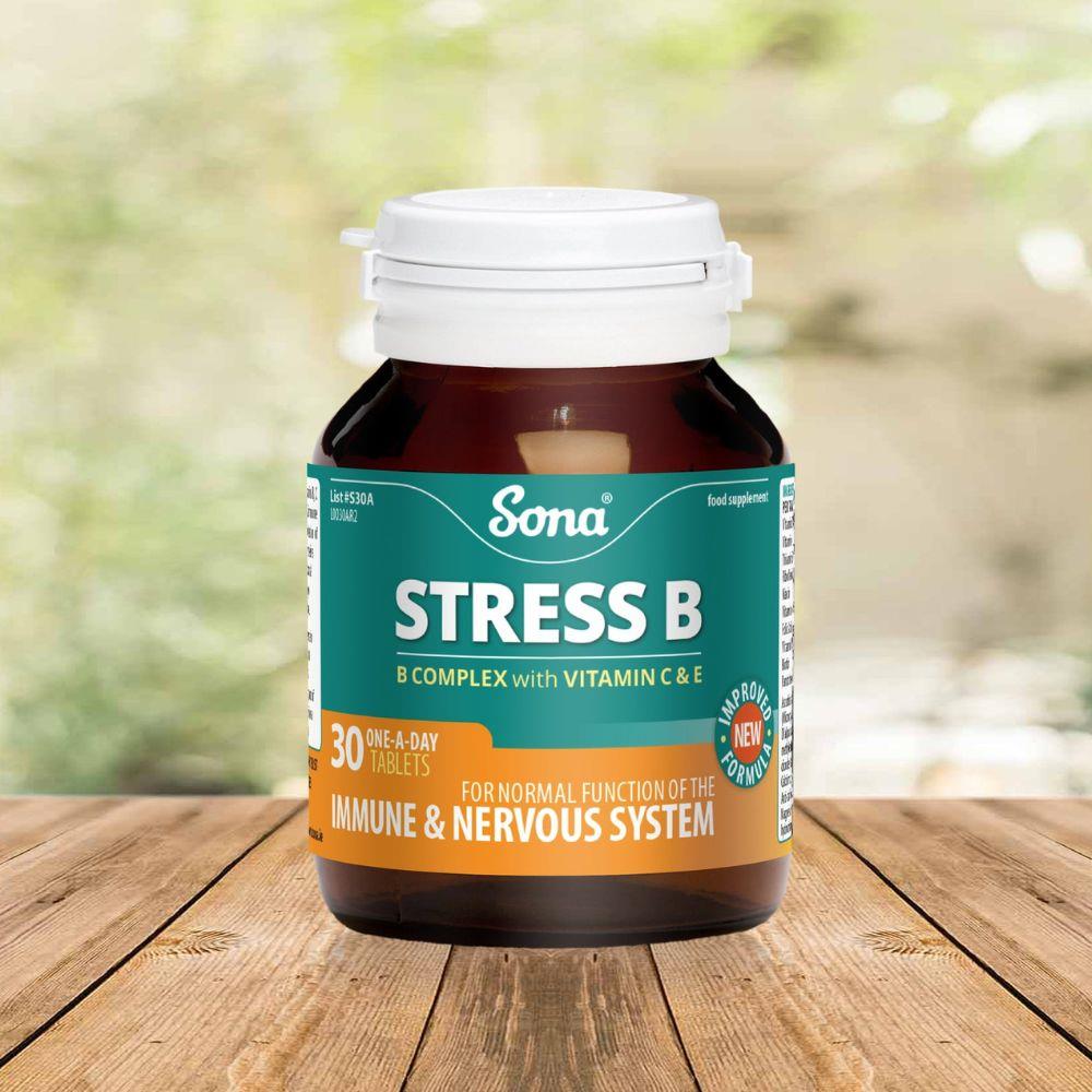 Sona Stress B Complex with C and E 30 Tablets