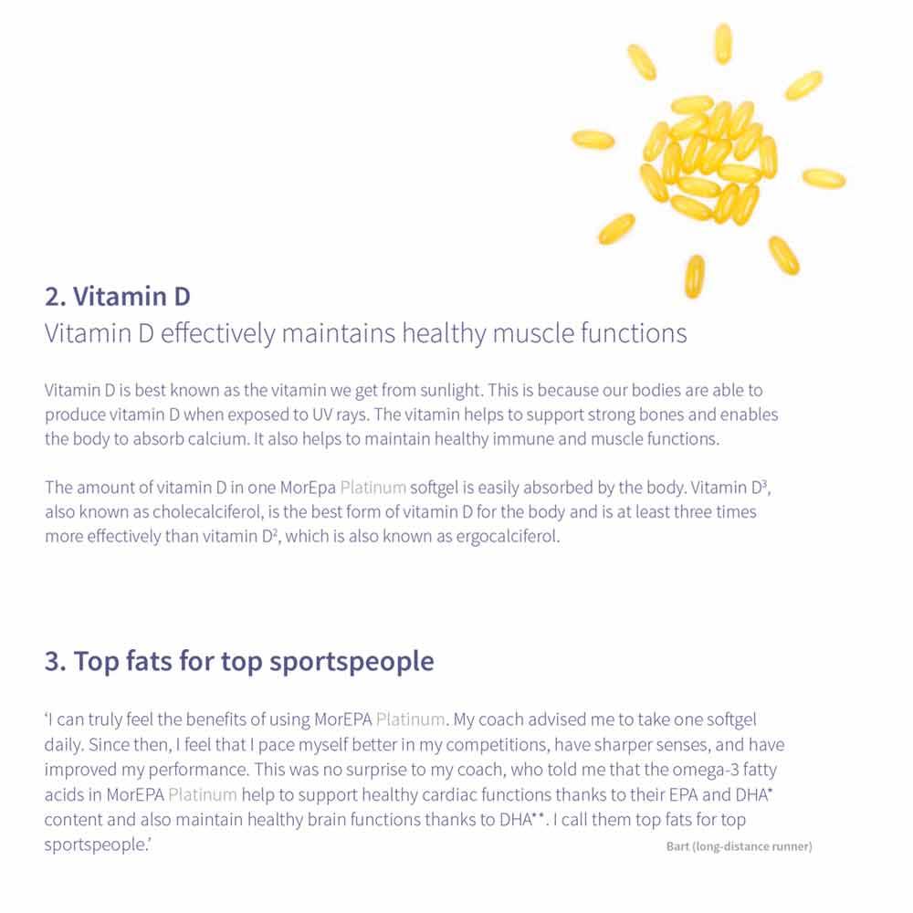 Minami MorEPA Platinum Smart Fats Plus Vitamin D 60 Pack