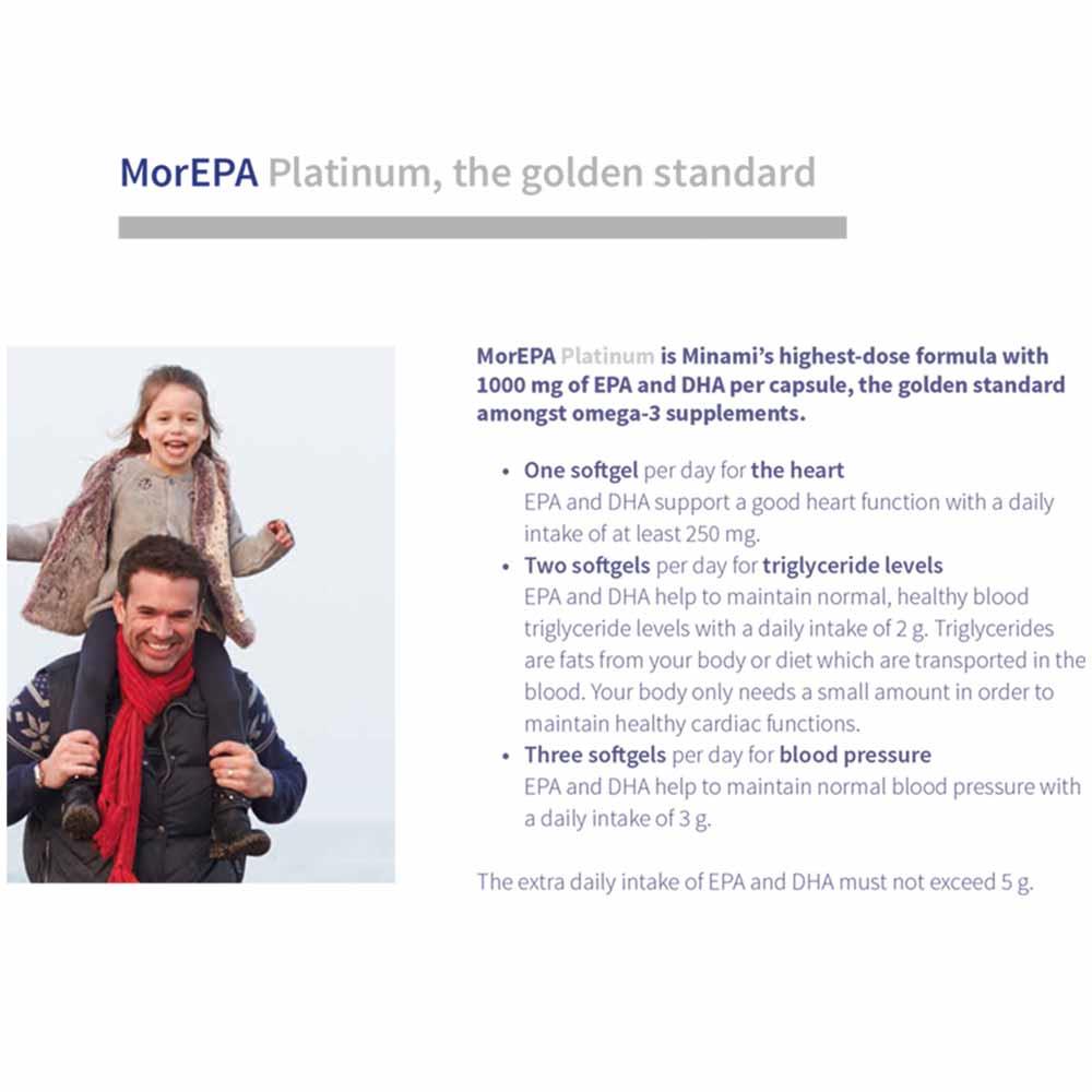 Minami MorEPA Platinum Smart Fats Plus Vitamin D 60 Pack