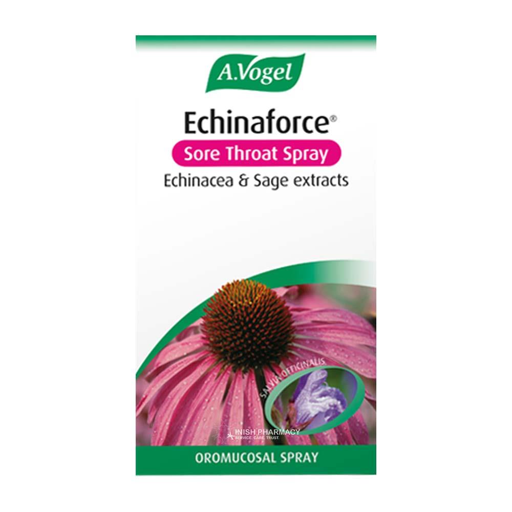 A. Vogel Echinaforce Sore Throat Spray Echinacea & Sage Extracts 30ml – soothes and relieves a painful sore throat