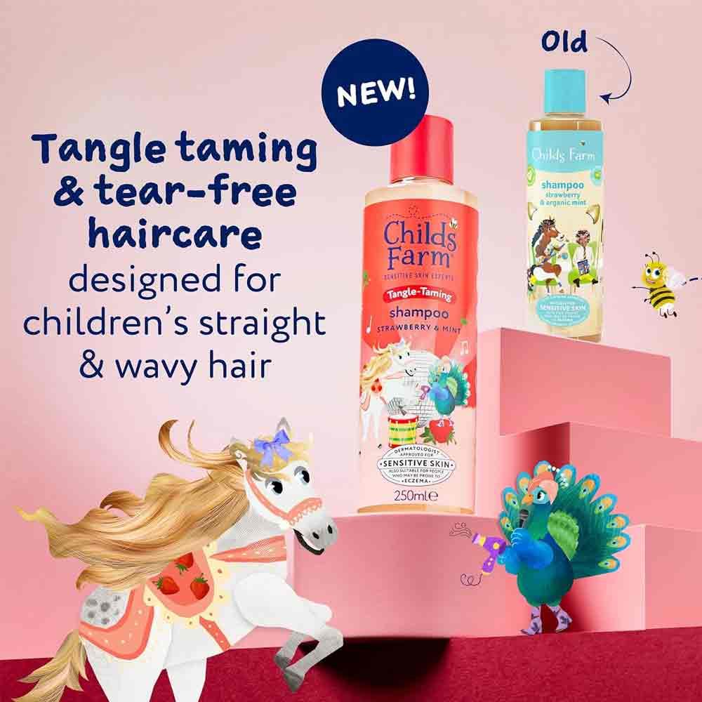 Childs Farm Tangle Taming Shampoo Strawberry & Organic Mint 250ml