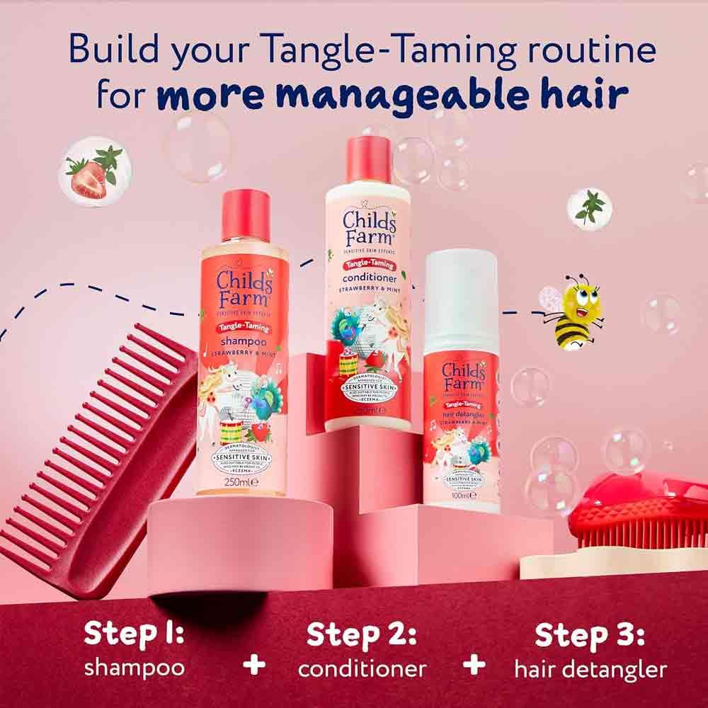 Childs Farm Tangle Taming Shampoo Strawberry & Organic Mint 250ml