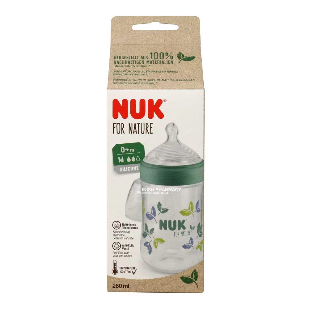 NUK For Nature Silicone Feeding Bottle 0+Months