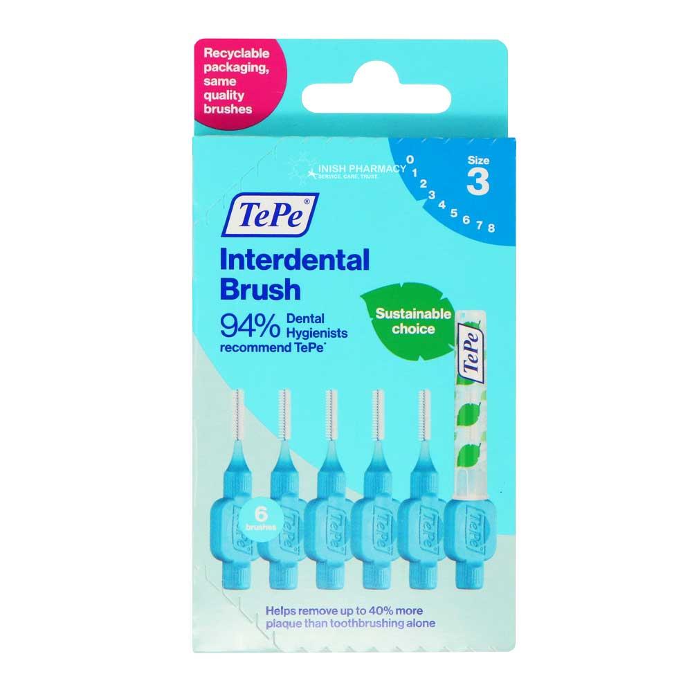 TePe Blue Interdental Brush 0.6mm 6 Pieces