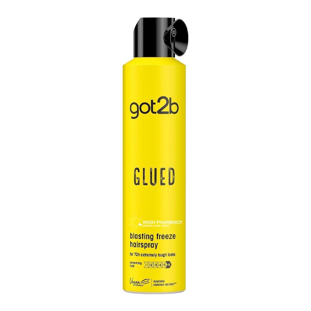 Schwarzkopf Got2b Glued Blasting Freeze Spray 300ml – for maximum hold and all-day style control