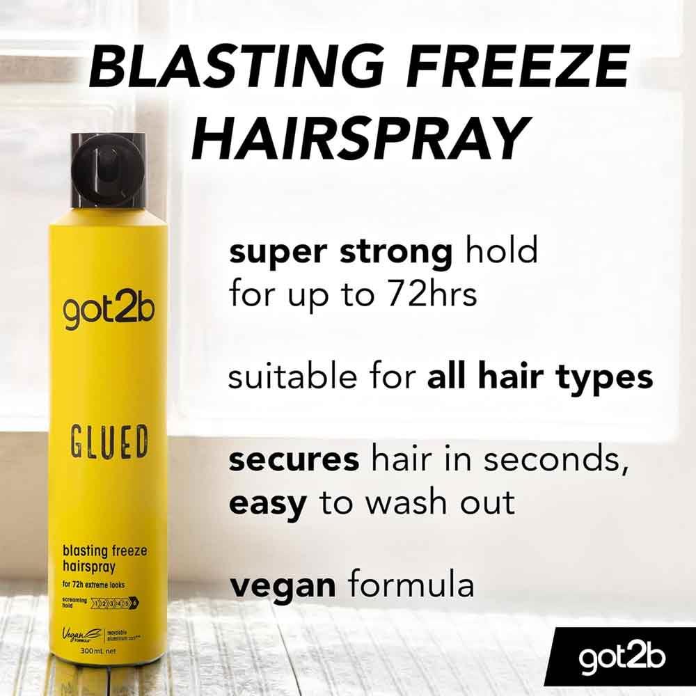 Schwarzkopf Got2b Glued Blasting Freeze Spray 300ml