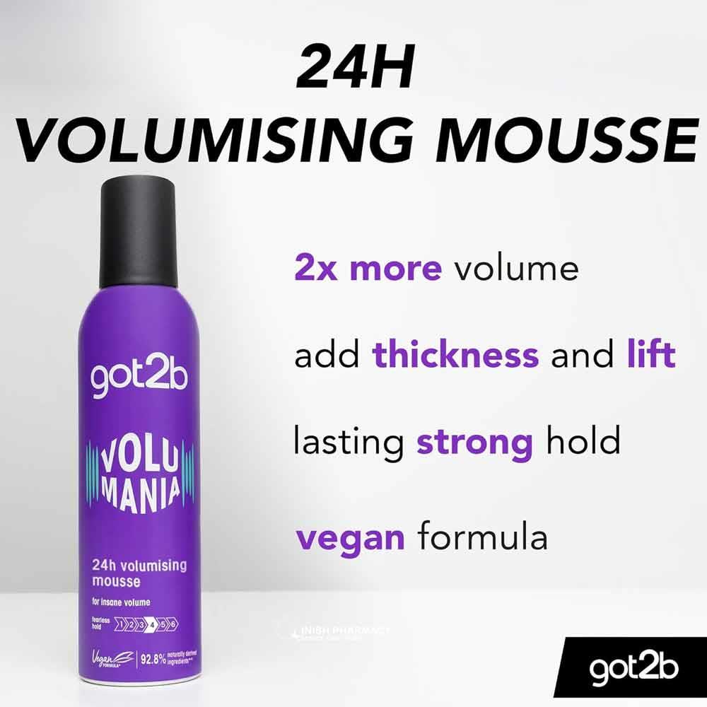 Schwarzkopf Got2b VoluManiac Bodifying Mousse 250ml