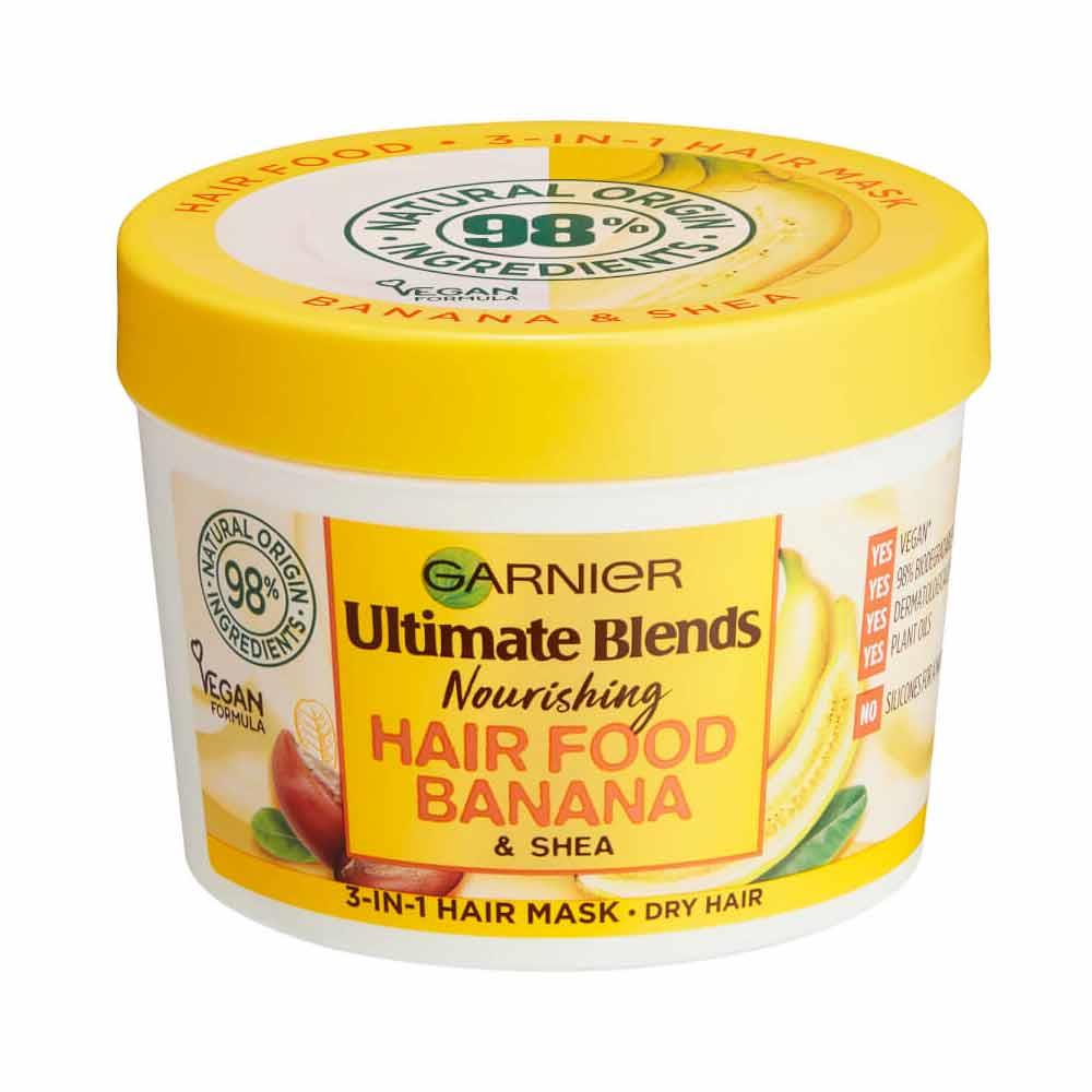 Garnier Ultimate Blends Nourishing Hair Food Banana 390ml – a targeted treatment to restore hair health