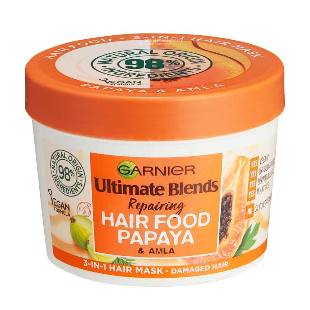Garnier Ultimate Blends Repairing Hair Food Papaya 390ml – a targeted treatment to restore hair health