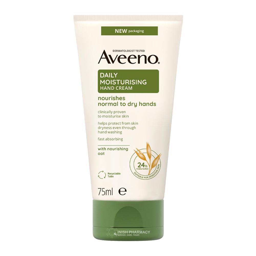 Aveeno Hand Cream with Oatmeal 75ml – colloidal oats for soothing skin care