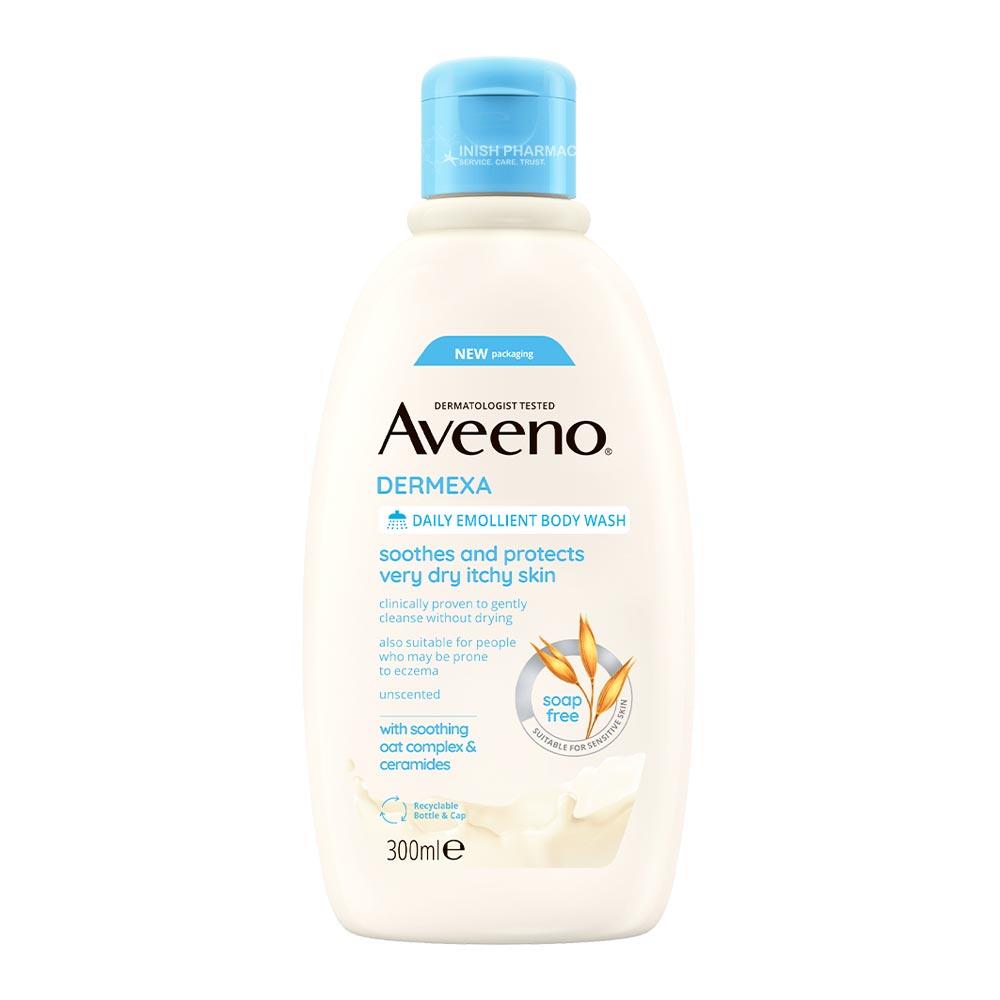 Aveeno Dermexa Soothing Emollient Wash 300ml – colloidal oats for soothing skin care
