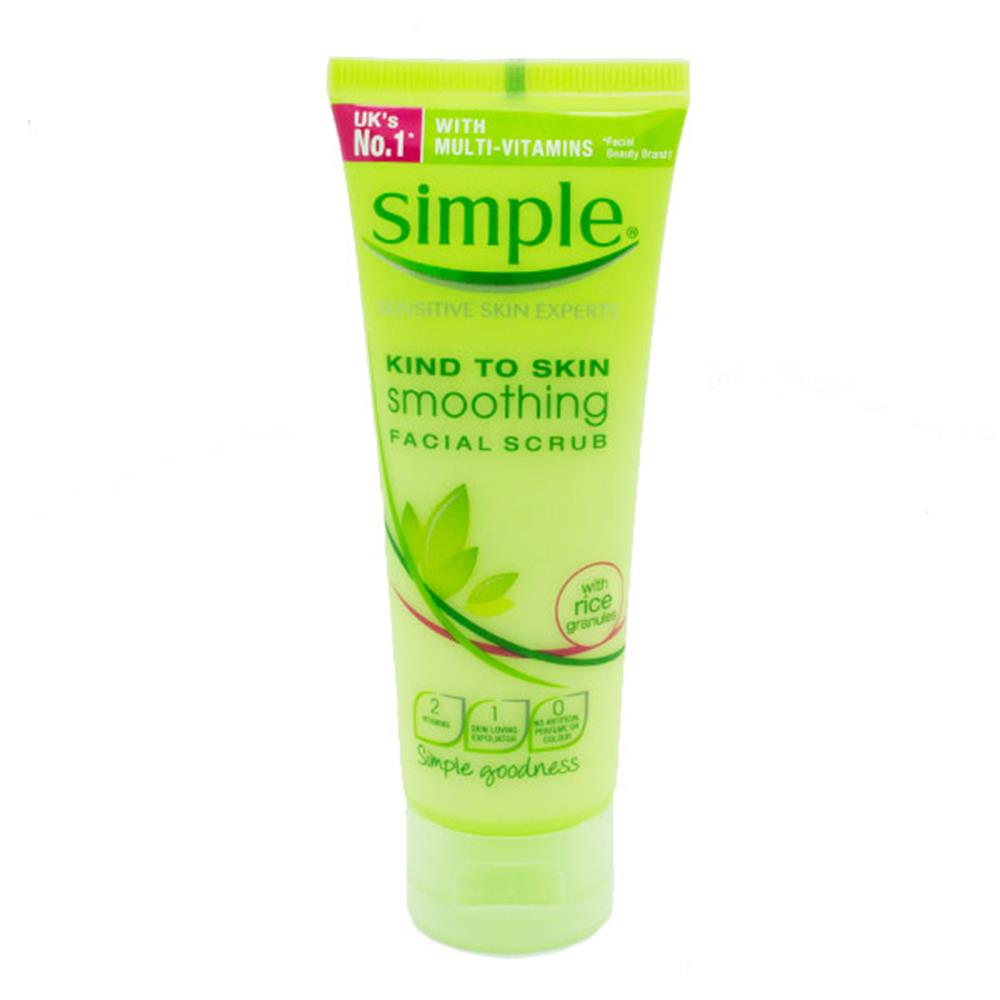 Simple Kind To Skin Smoothing Facial Scrub 75ml
