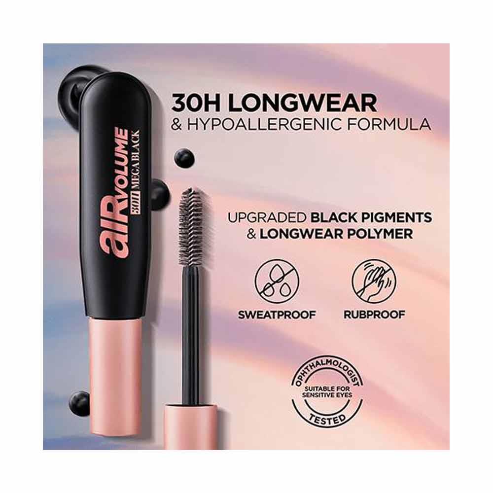 L'Oreal Paris Air Volume 30h Mega Mascara Black