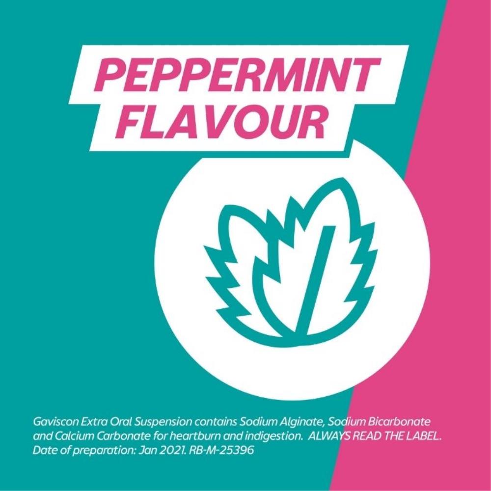Gaviscon Extra Oral Solution Peppermint 300ml