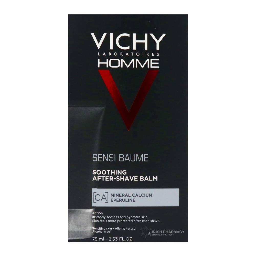 Vichy Homme Soothing After Shave Balm For Sensitive Skin 75ml – gently cares for reactive, sensitive skin