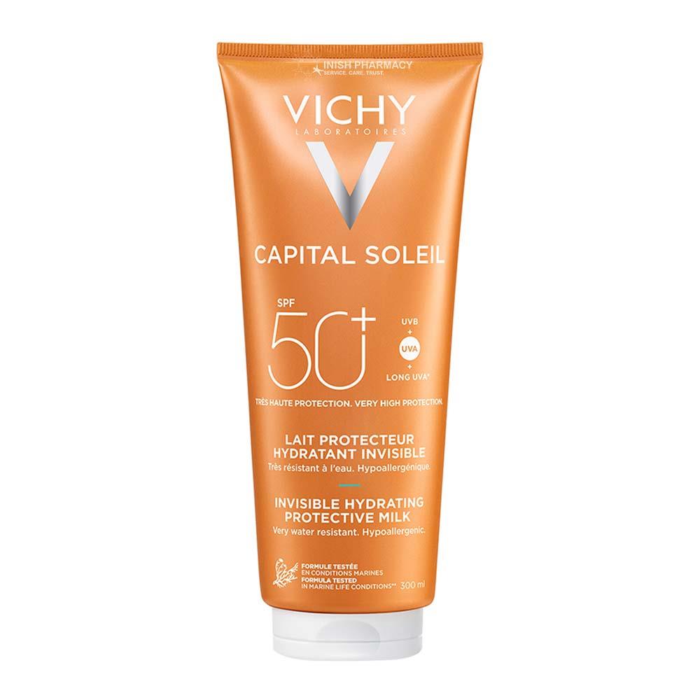 Vichy Capital Soleil Fresh Protective Milk SPF50 300ml – broad-spectrum SPF for daily sun protection
