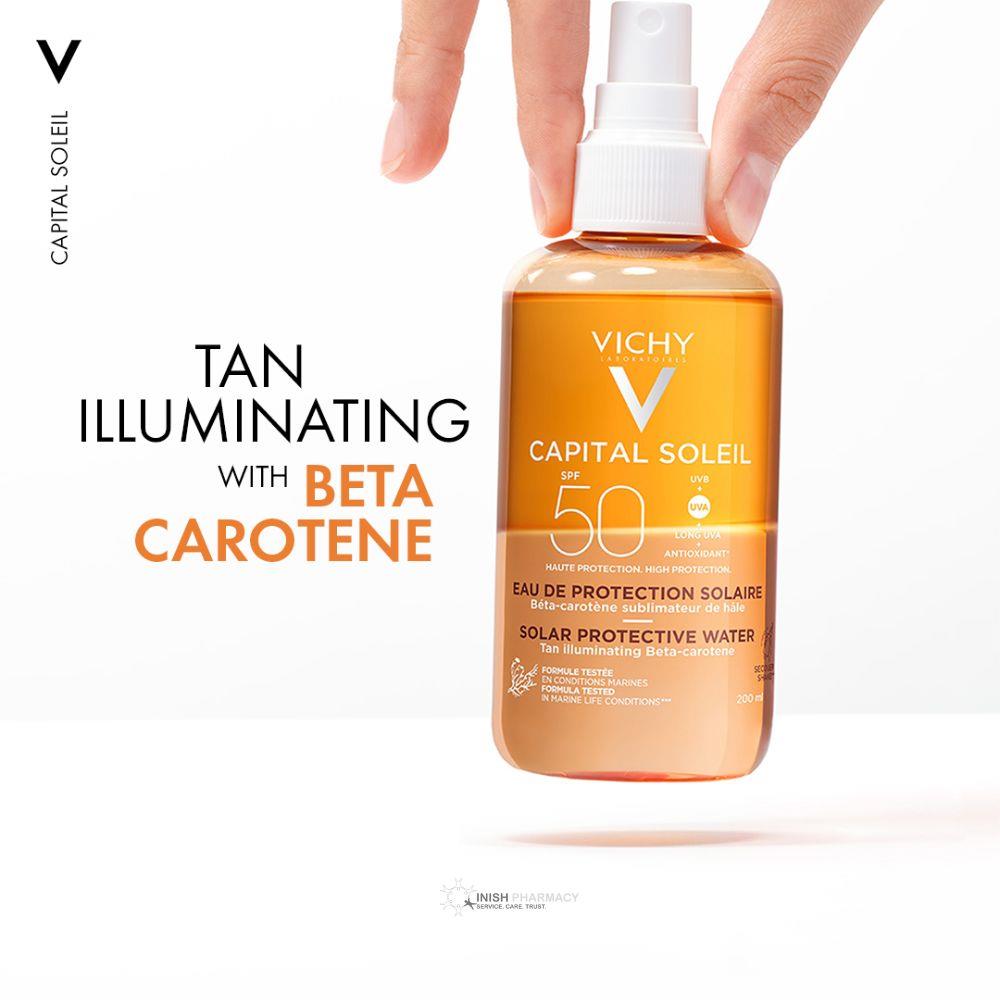 Vichy Capital Soleil Protective Water Tan Enhancing SPF50 200ml