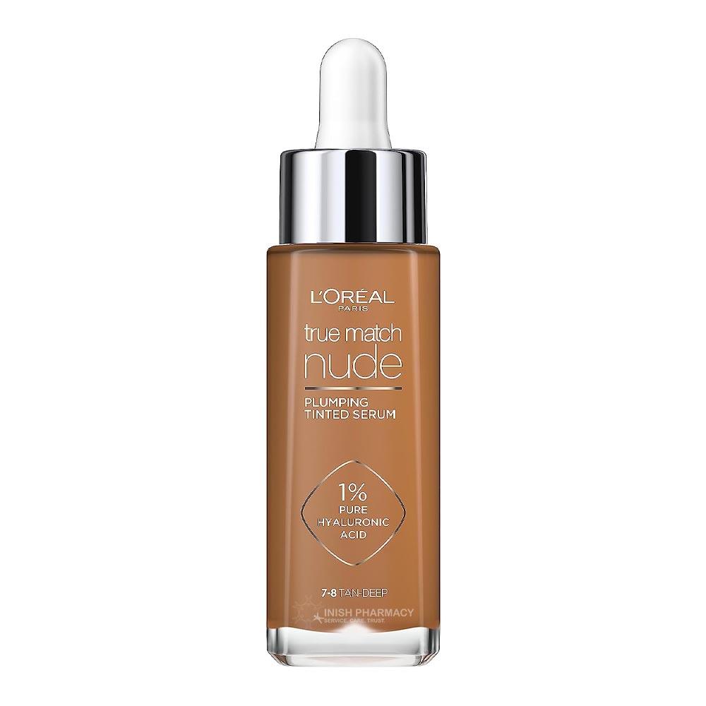 L'Oreal True Match Nude Plumping Tinted Serum 7-8 Tan-Deep by L'Oréal
