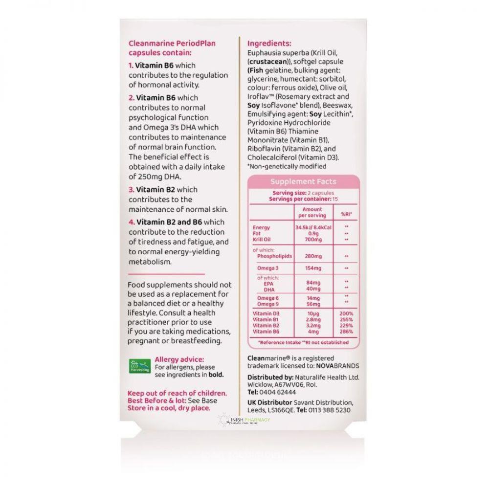 Cleanmarine Period Plan 60 Capsules