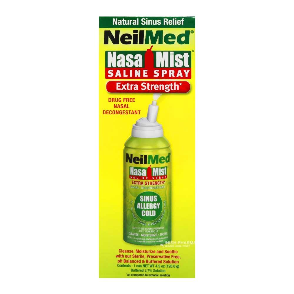 NeilMed NasaMist Saline Spray Hypertonic Extra Strength 125ml
