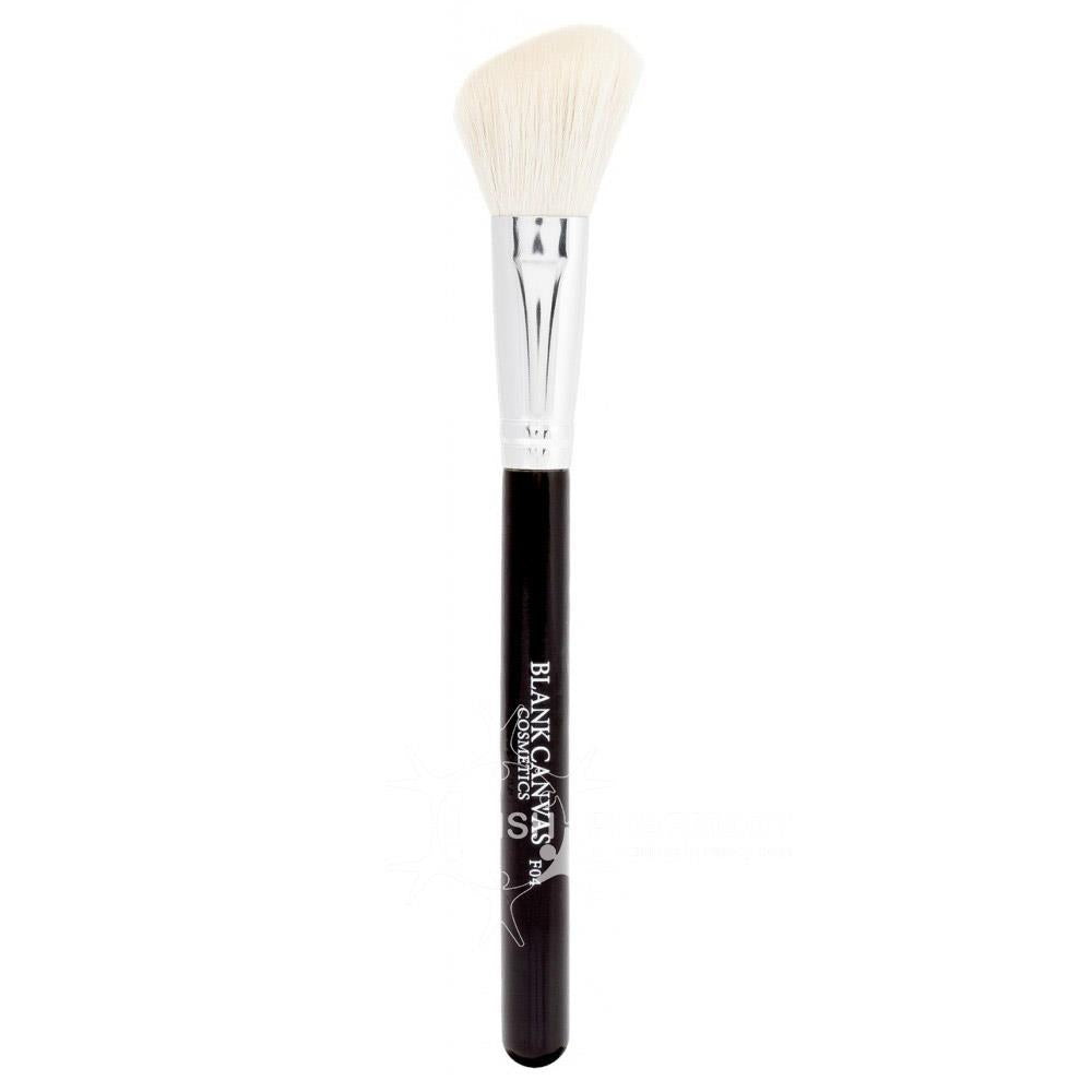 Blank Canvas Cosmetics F04 Angled Blush Contour Face Brush
