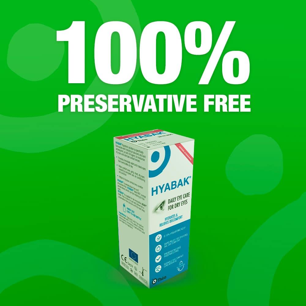 Hyabak 0.15% Eye Drops 10ml