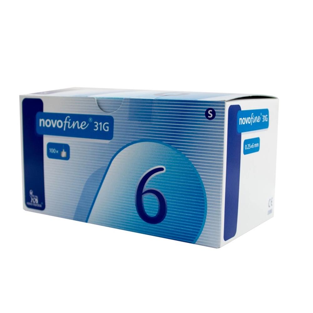 Novofine 31G 6mm Needles 100 Pack