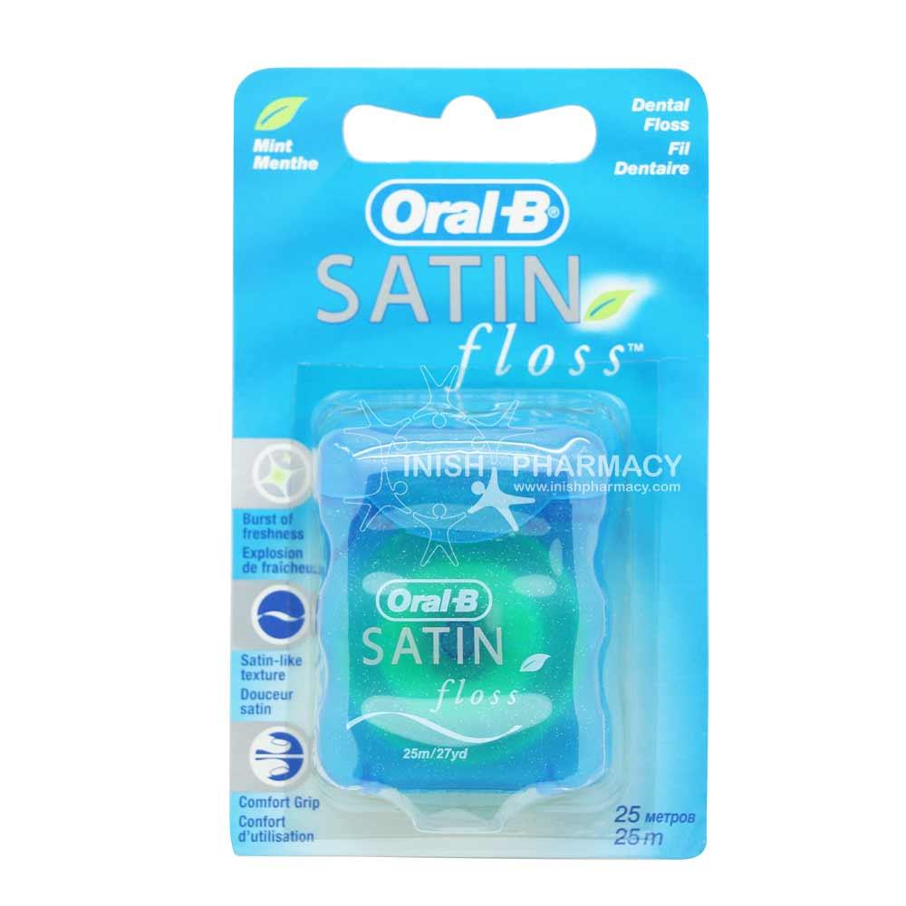 Oral B Satin Floss Mint 25 Meters