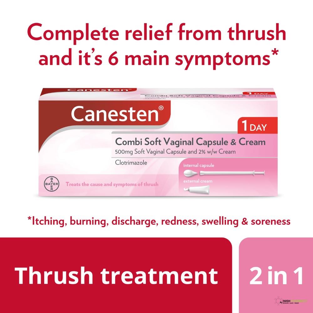 Canesten Combi Soft Vaginal Capsule & Thrush Cream