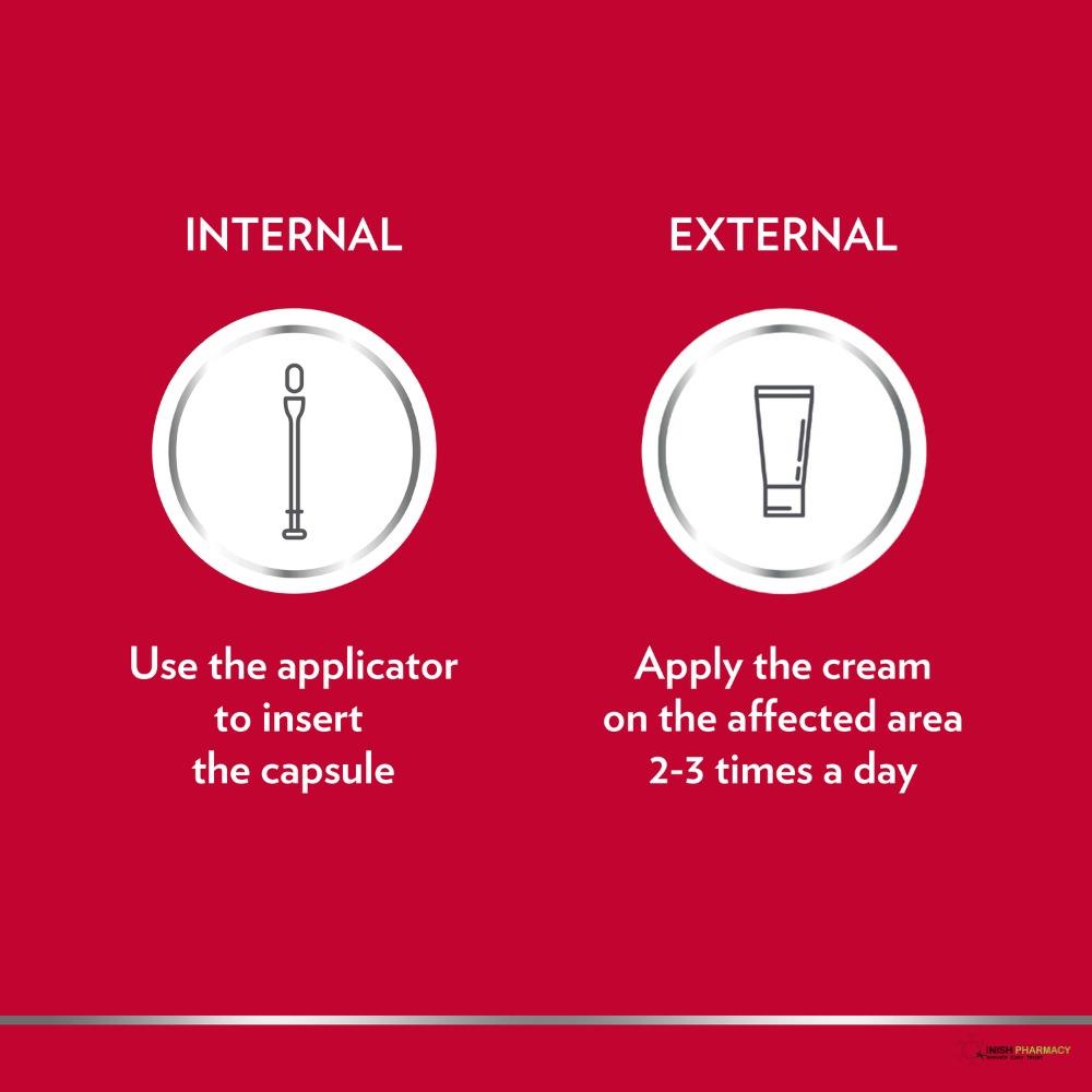 Canesten Combi Soft Vaginal Capsule & Thrush Cream