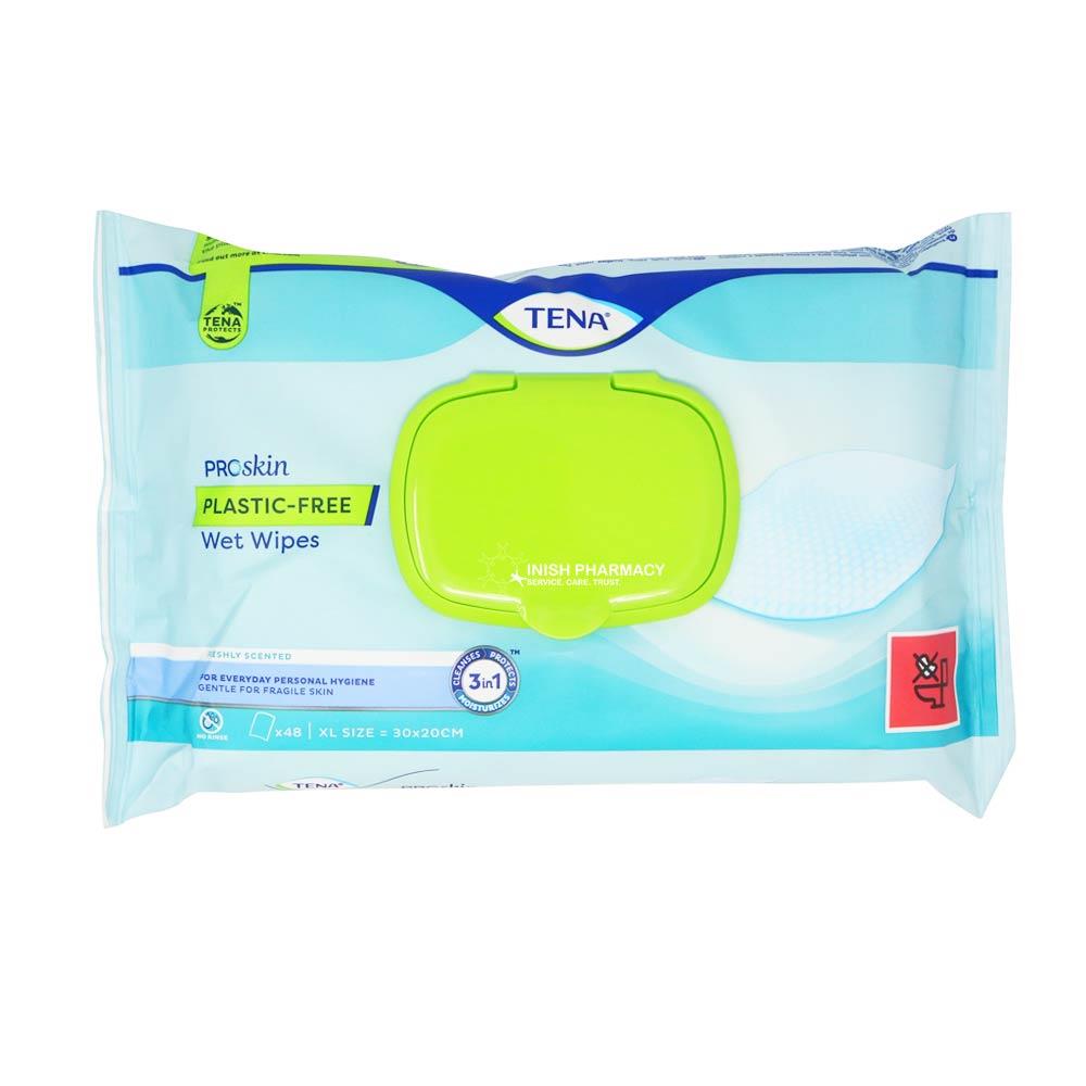 Tena Proskin 3 In 1 Wet Wipes 48 Pack
