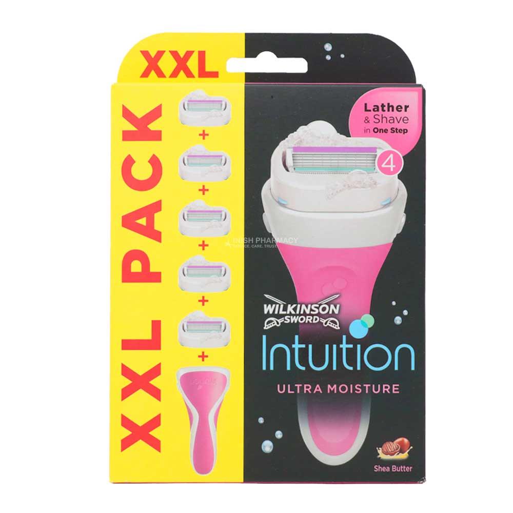 Wilkinson Sword Intuition Ultra Moisture Razor & 5 Refills