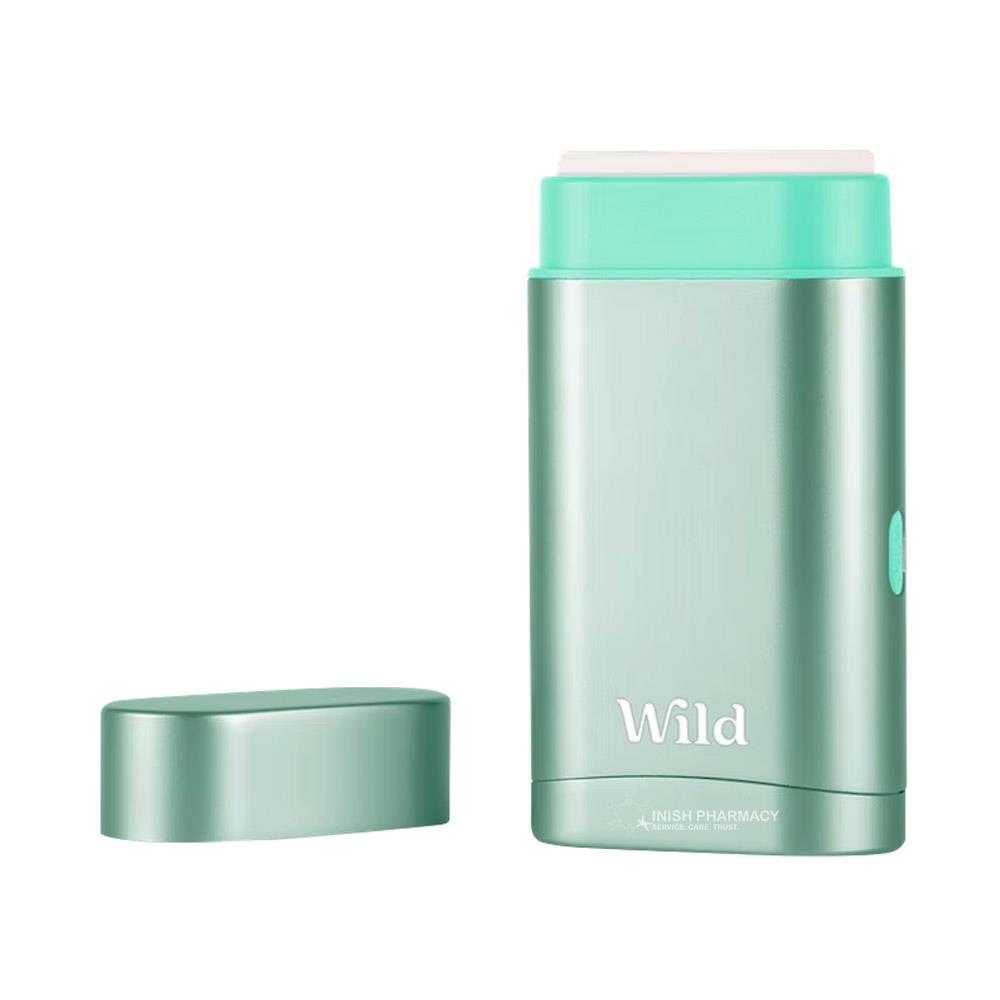 Wild Natural Deodorant Starter Pack Aqua Case With Fresh Cotton & Sea Salt Deodorant
