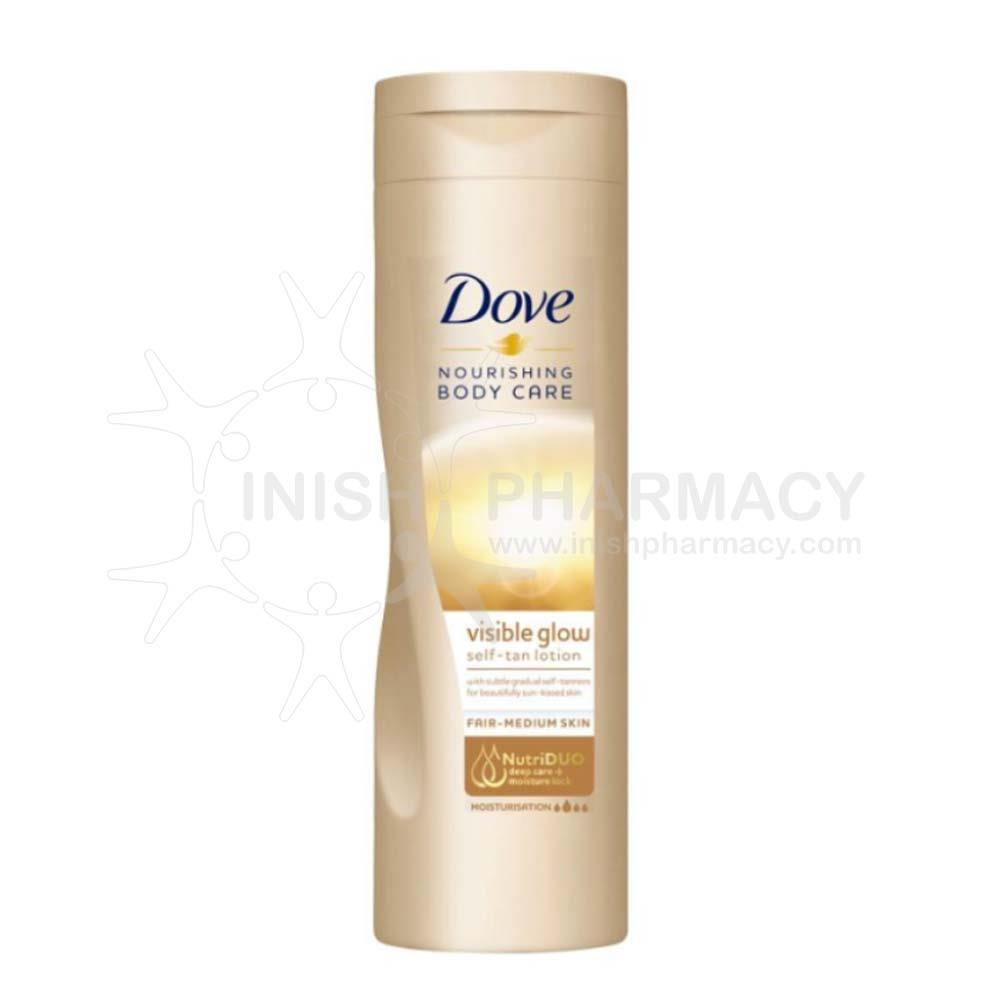 Dove Visible Glow Nourishing Lotion Light/Medium Skin 250ml