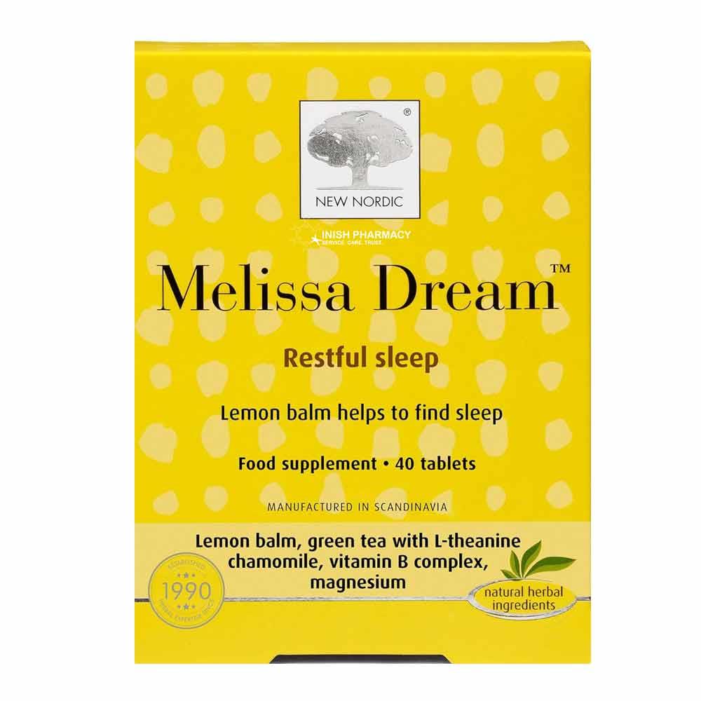 New Nordic Melissa Dream Restful Sleep 40 Tablets