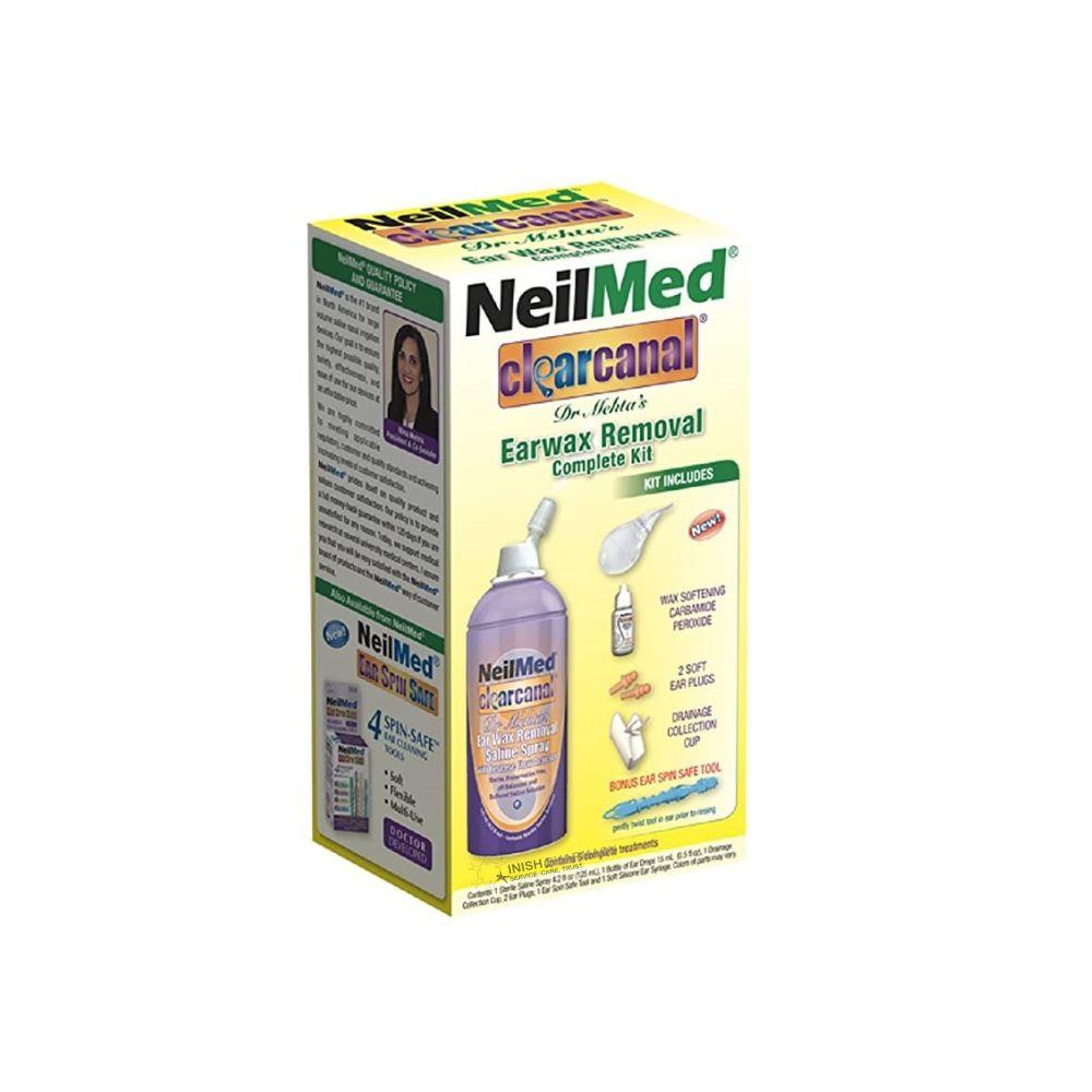 NeilMed Clearcanal Ear Wax Removal Complete Kit – for gentle ear care and hygiene