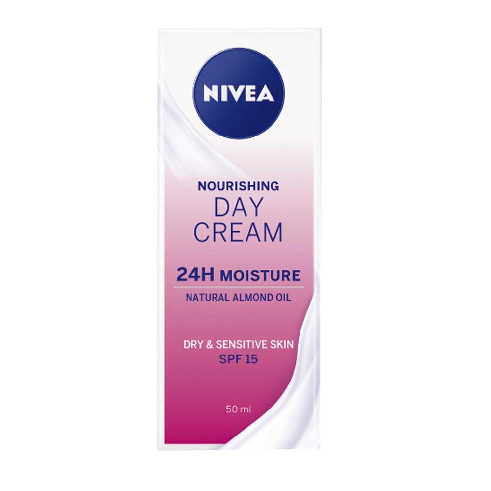Nivea Nourishing Day Cream Dry & Sensitive Skin SPF15 50ml