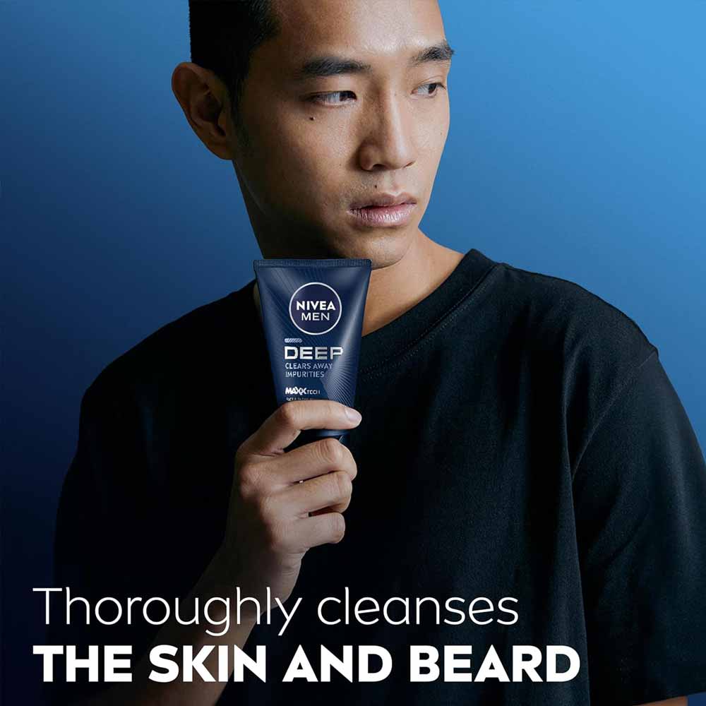 Nivea Men Deep Face and Beard Wash 100ml