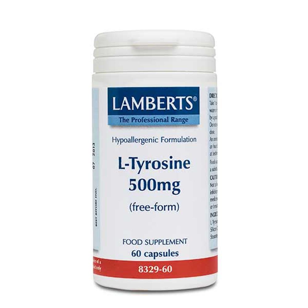 Lamberts L-Tyrosine (Free-Form) 500mg 60 Capsules