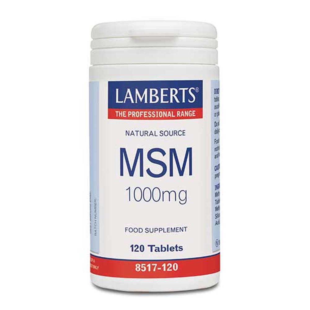 Lamberts MSM 1000mg 120 Tabs
