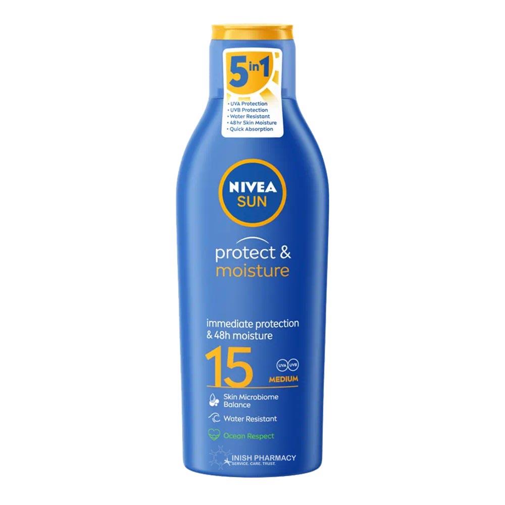 Nivea Sun Protect & Moisture Lotion SPF15 200ml