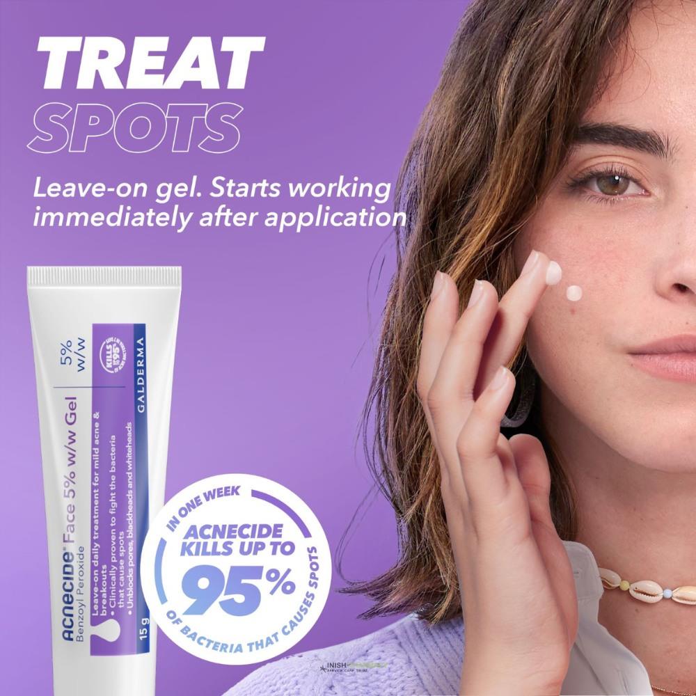 Acnecide 5% Benzoyl Peroxide Acne Treatment Gel 40g