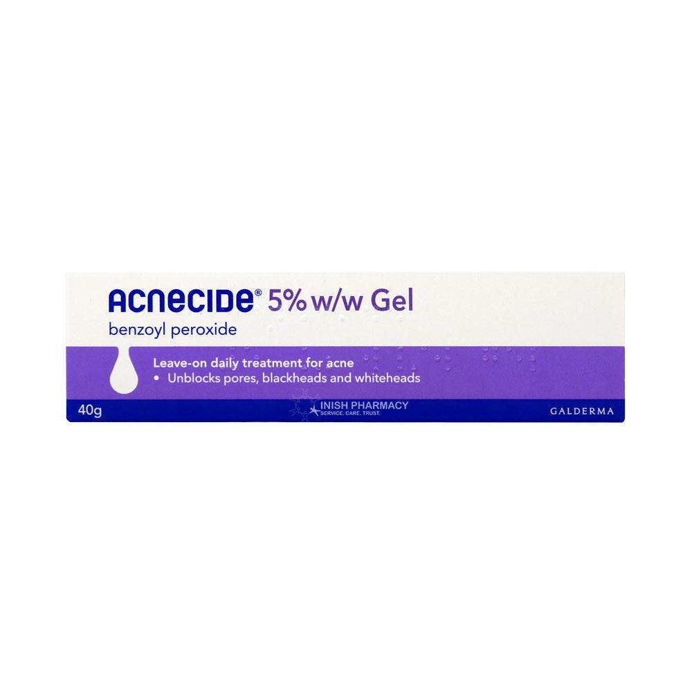 Acnecide 5% Benzoyl Peroxide Acne Treatment Gel 40g – helps clear and prevent acne breakouts