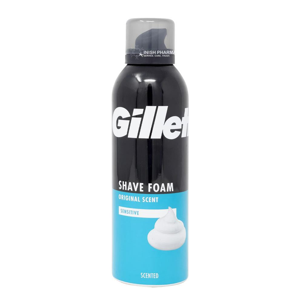 Gillette Shaving Foam Original Scent Sensitive 200ml