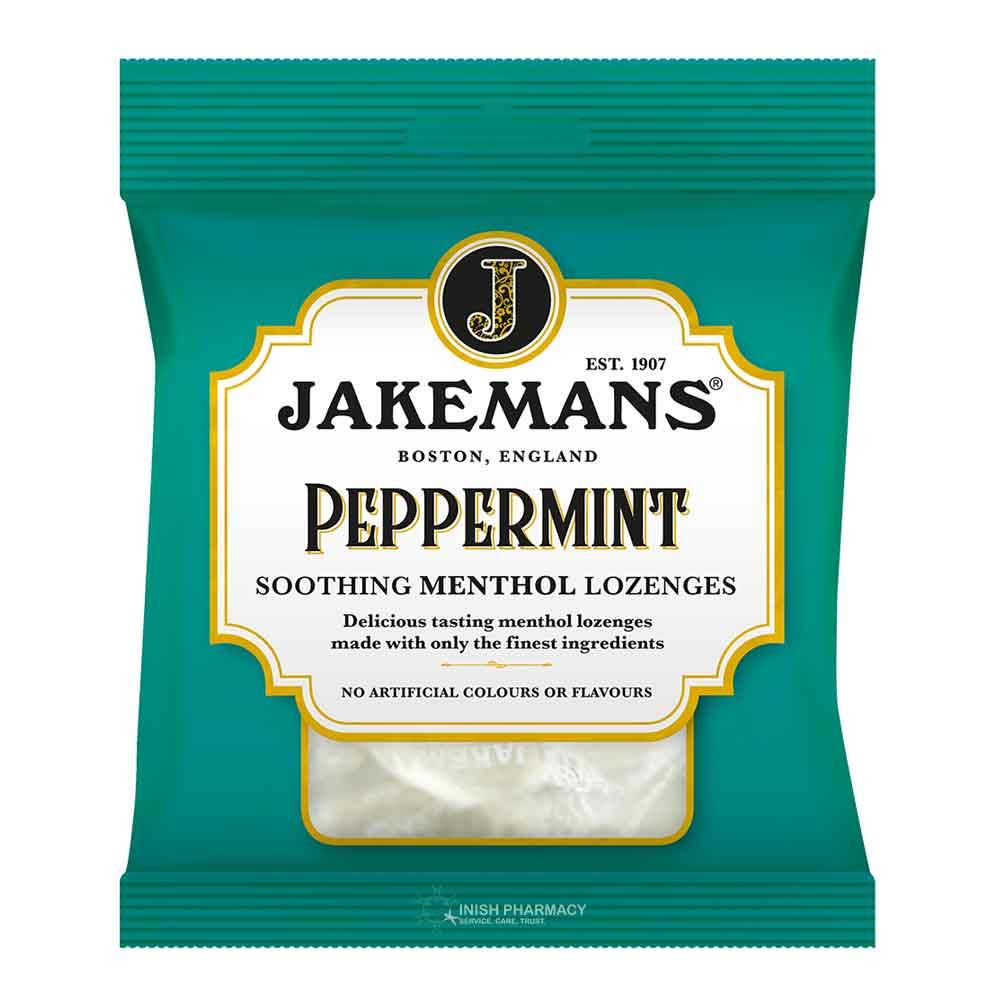 Jakemans Peppermint Menthol Soothing Menthol Sweets 73g