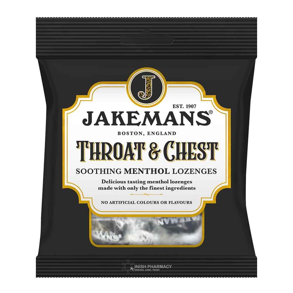 Jakemans Throat & Chest Soothing Menthol Sweets 73g
