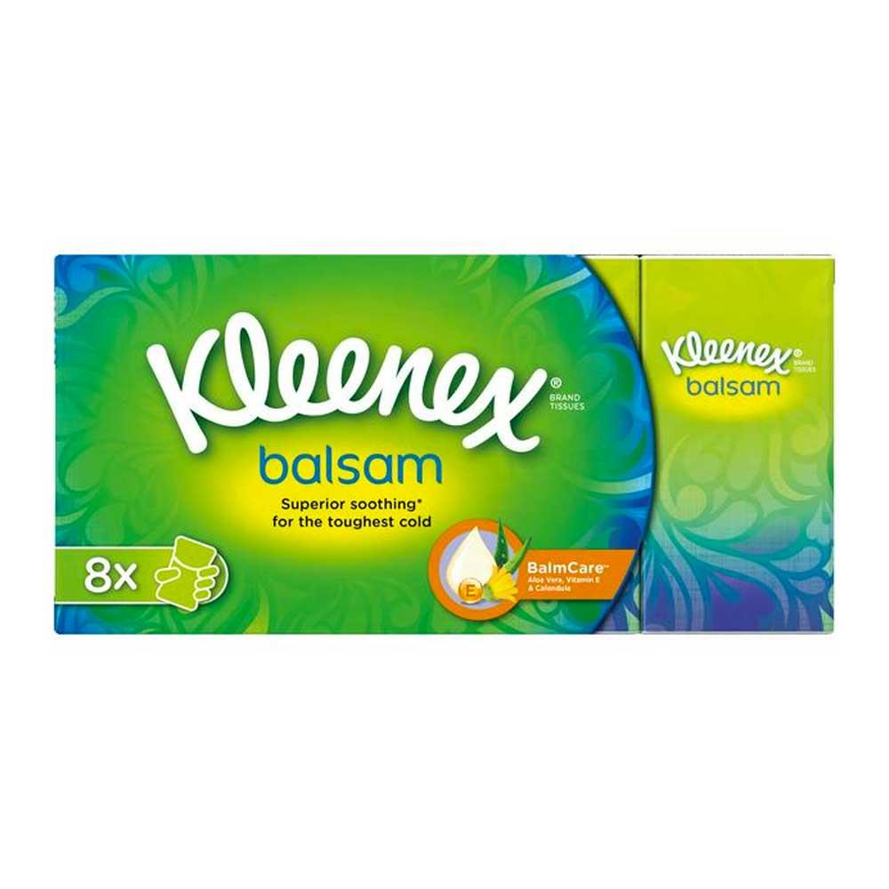 Kleenex Balsam Pocket Pack Tissues Multi-Pack (8 Individual Packs)